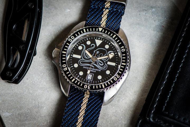 Knit Weave - Space & Khaki - BluShark Straps