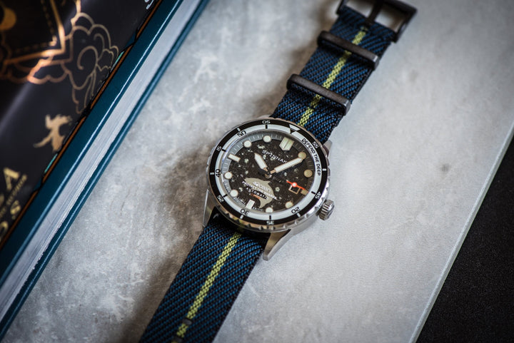 Knit Weave - Space & Olive - BluShark Straps