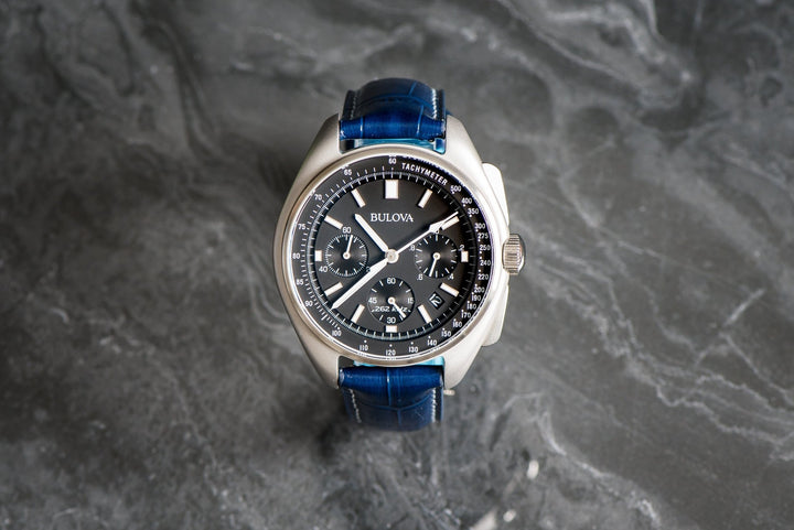 Leather - Crocodile Grain - Berry Blue - BluShark Straps