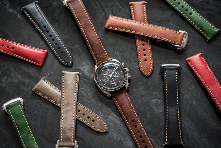 Leather Deploy - Bronzite - BluShark Straps