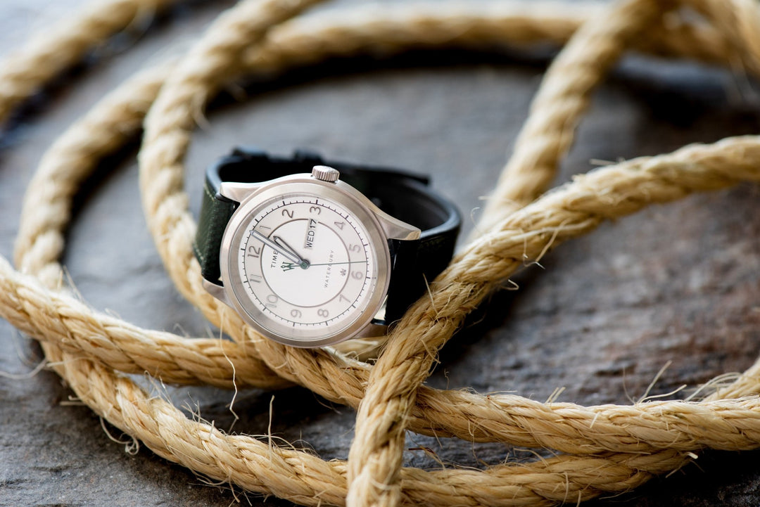 Leather & Rubber - Green - BluShark Straps