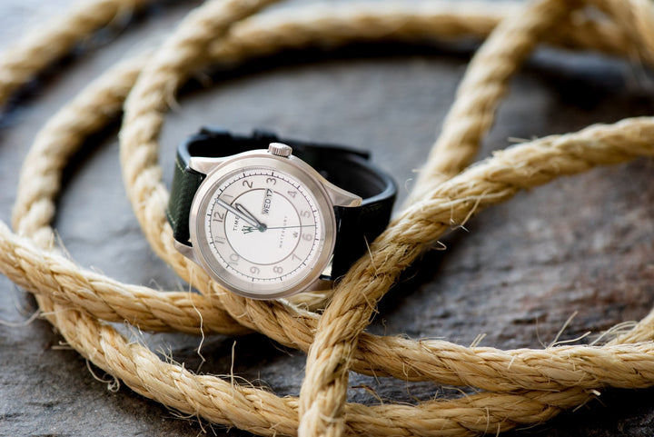 Leather & Rubber - Green - BluShark Straps