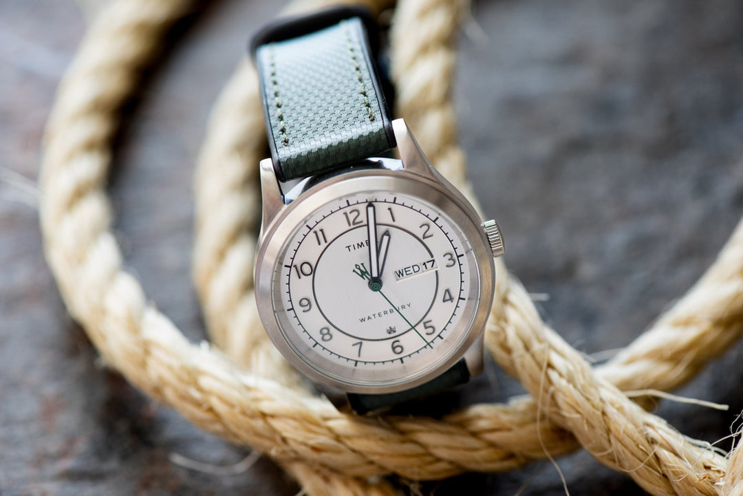 Leather & Rubber - Green - BluShark Straps