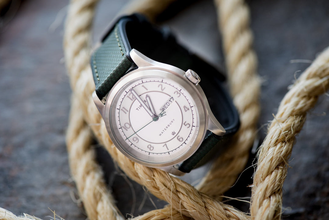 Leather & Rubber - Green - BluShark Straps