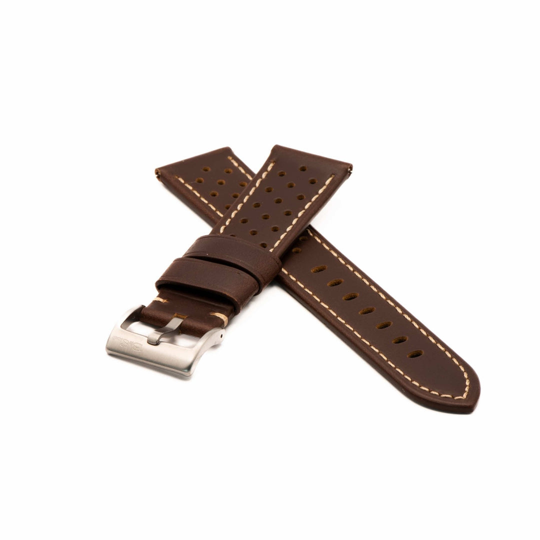 Leather Sport Grip - Code Brown - BluShark Straps