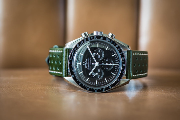 Leather Sport Grip - Go Green - BluShark Straps
