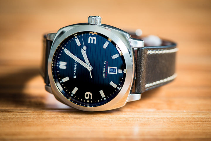 Leather - Tapered Black Walnut - BluShark Straps