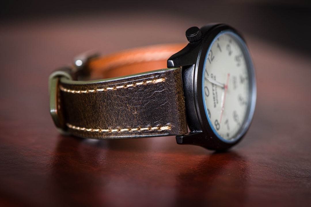 Leather - Tapered Espresso - BluShark Straps