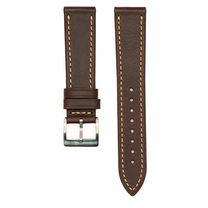 Leather - Tapered Havana Brown - BluShark Straps