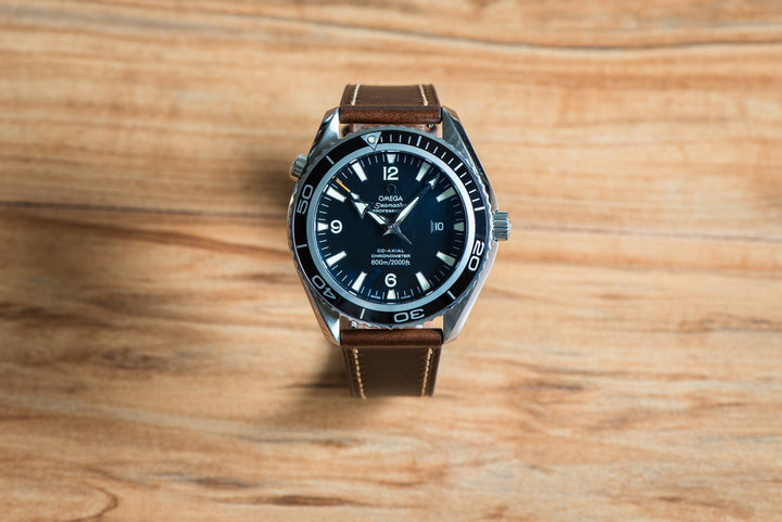 Leather - Tapered Havana Brown - BluShark Straps