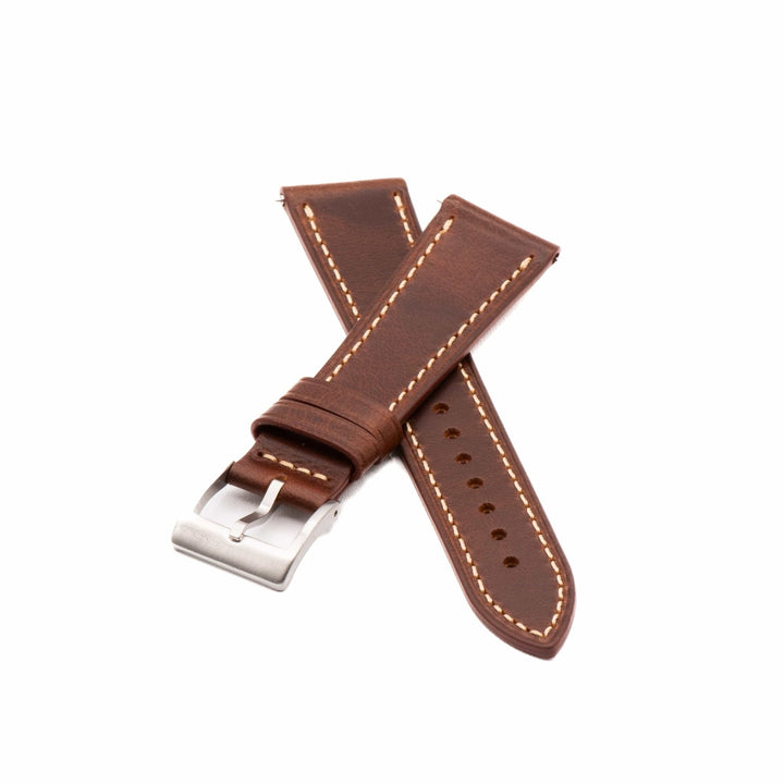 Leather - Tapered Russet - BluShark Straps
