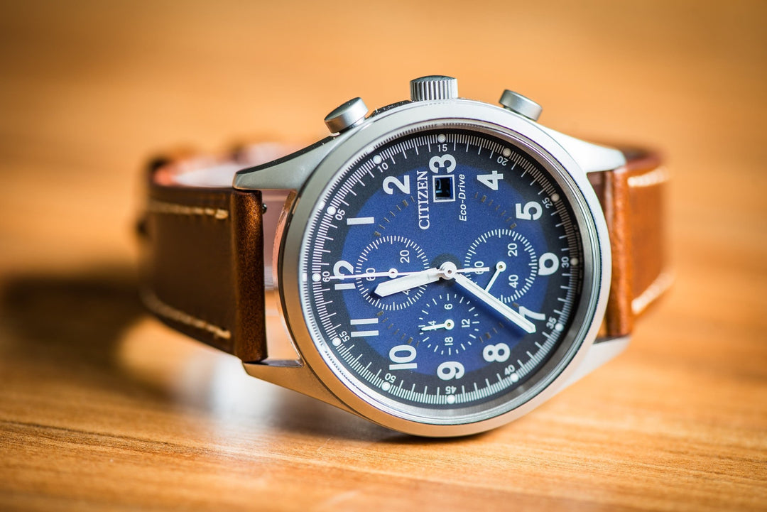 Leather - Tapered Russet - BluShark Straps