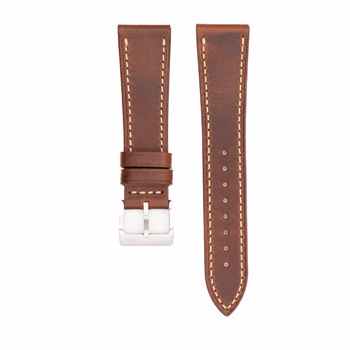 Leather - Tapered Russet - BluShark Straps