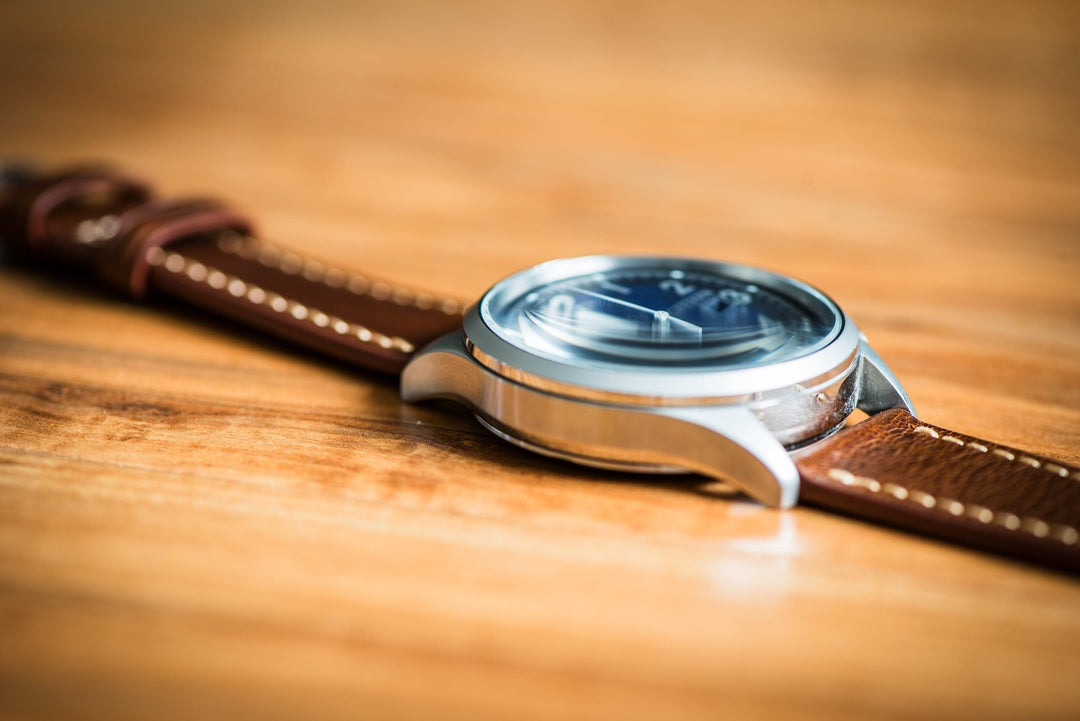 Leather - Tapered Russet - BluShark Straps