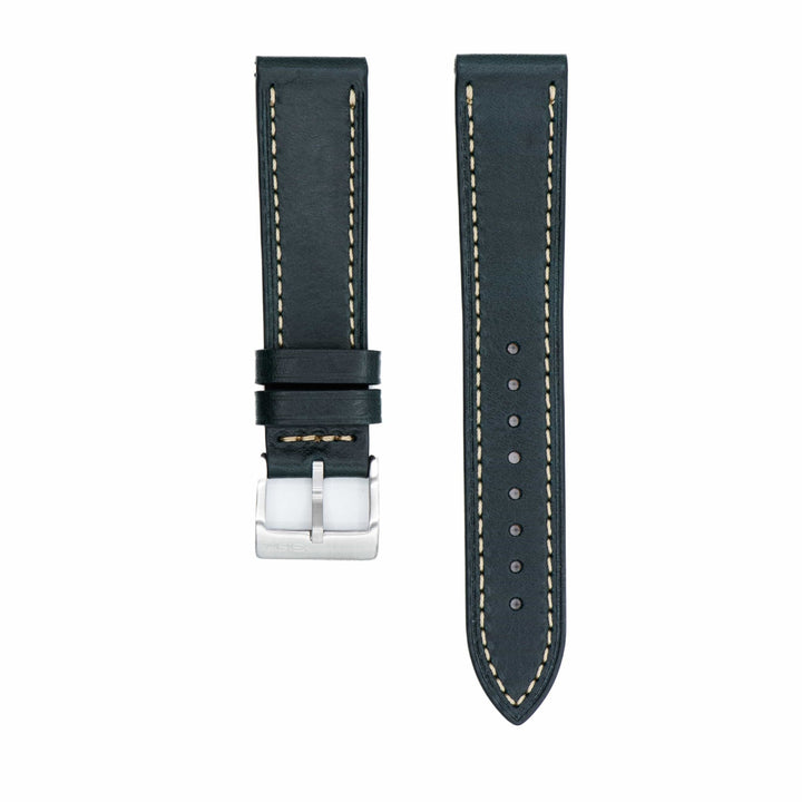 Leather - Tapered Space Green - BluShark Straps