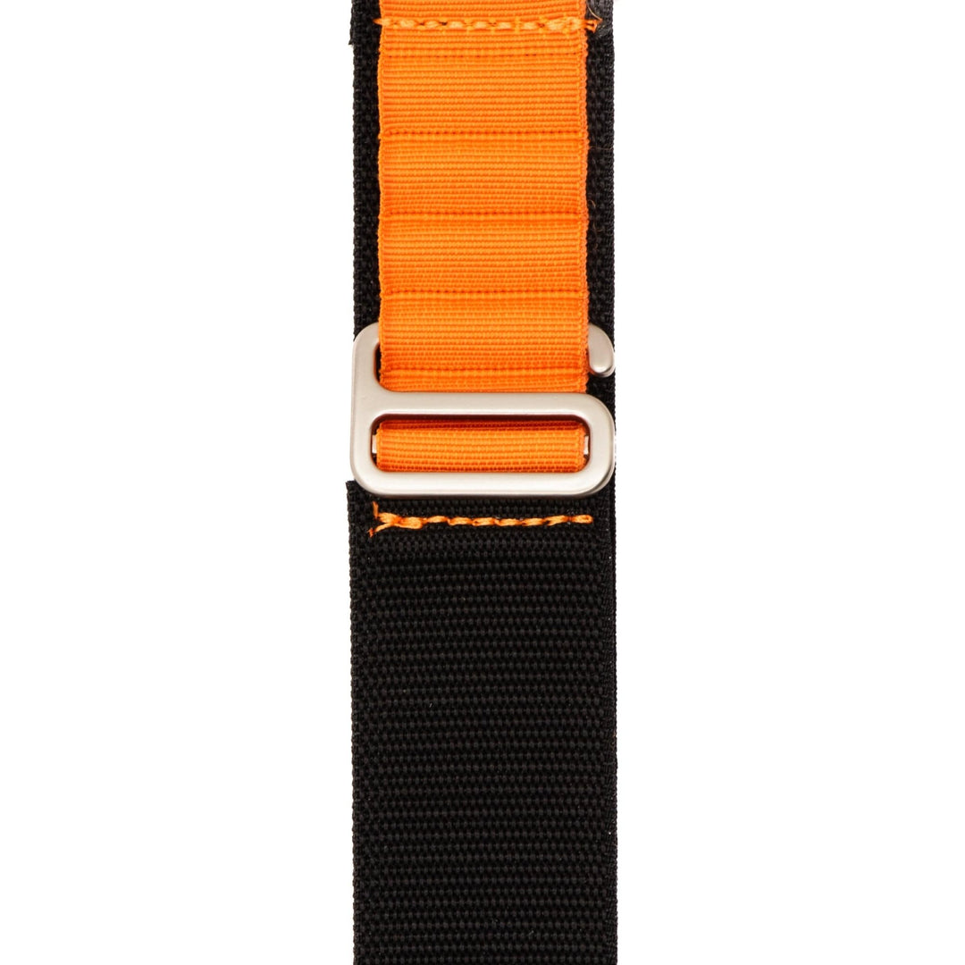 MultiLoop Band - For Apple Watch ULTRA - Black & Orange - BluShark Straps