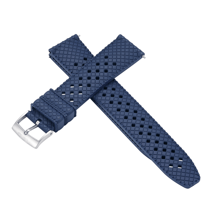 Neo Tropical Rubber - Blue - BluShark Straps