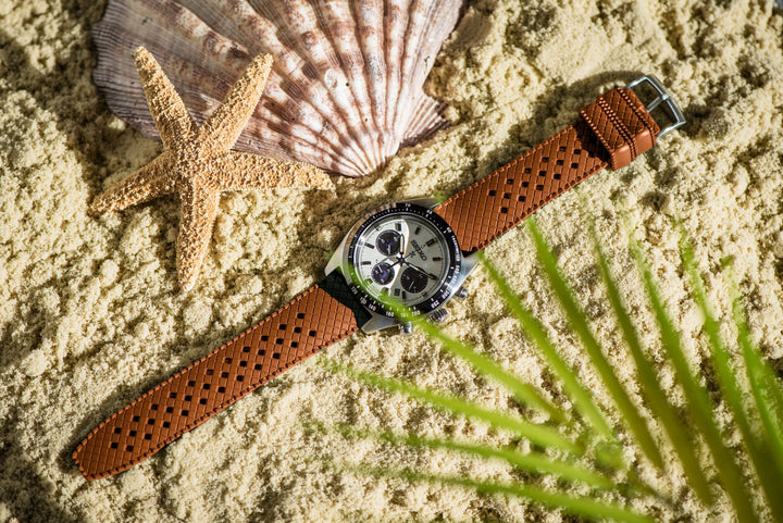 Neo Tropical Rubber - Brown - BluShark Straps