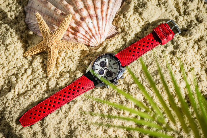 Neo Tropical Rubber - Red - BluShark Straps