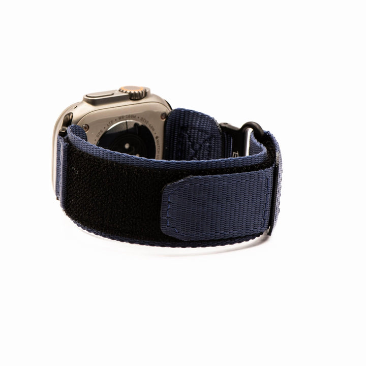 Nylon Velcro Band - For Apple Watch ULTRA - Blue - BluShark Straps