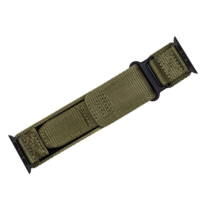 Nylon Velcro Band - For Apple Watch ULTRA - Green - BluShark Straps