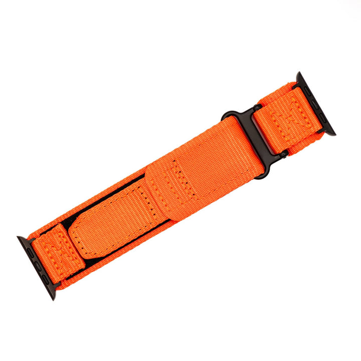 Nylon Velcro Band - For Apple Watch ULTRA - Orange - BluShark Straps