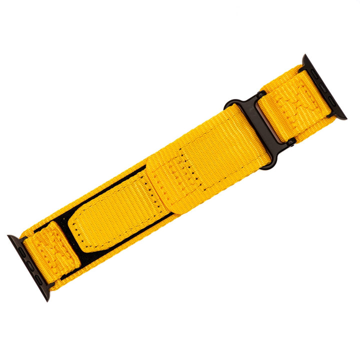 Nylon Velcro Band - For Apple Watch ULTRA - Yellow - BluShark Straps