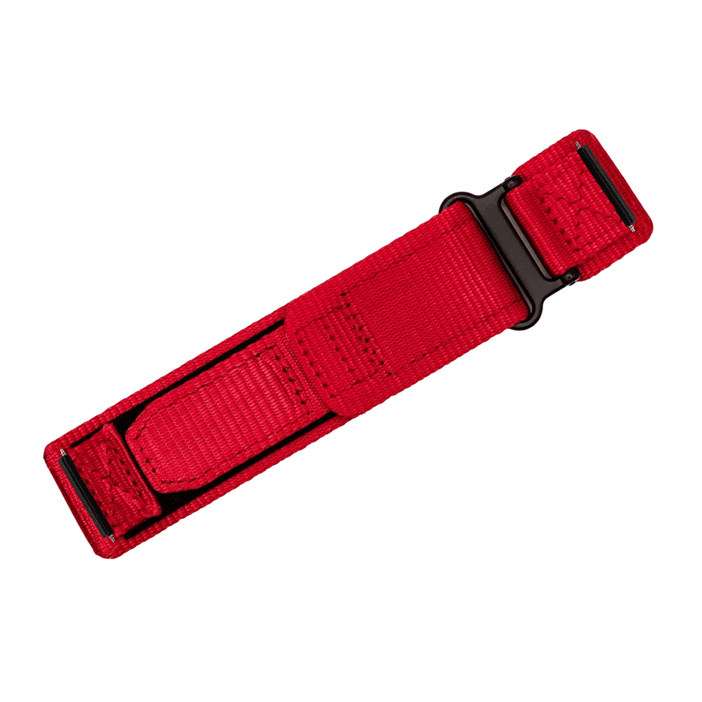 Nylon Velcro - Red - BluShark Straps