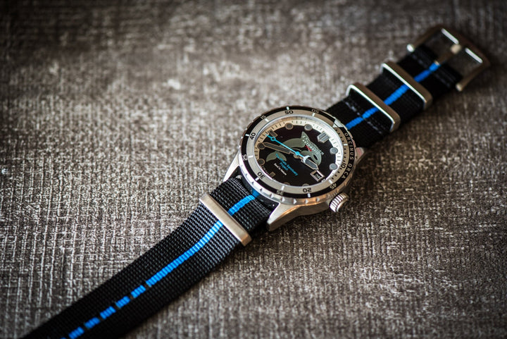 Orca - Black & Blu - BluShark Straps