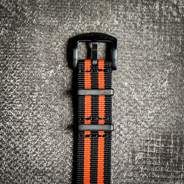 Orca - Black & Orange - BluShark Straps