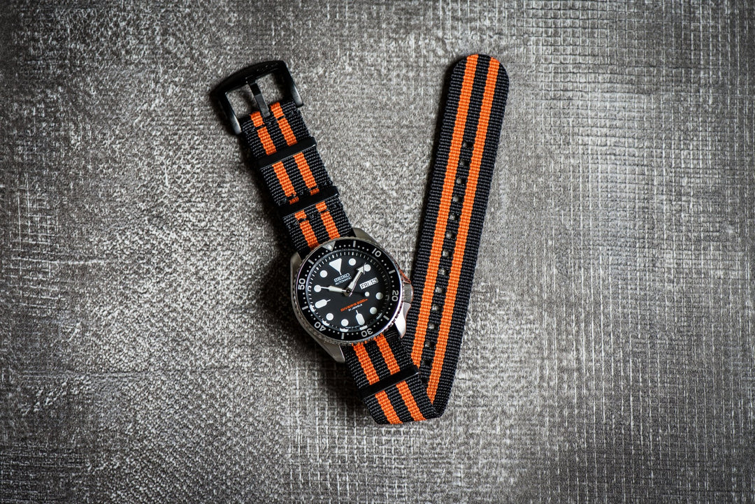 Orca - Black & Orange - BluShark Straps