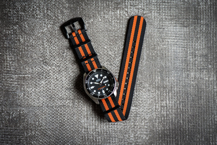 Orca - Black & Orange - BluShark Straps