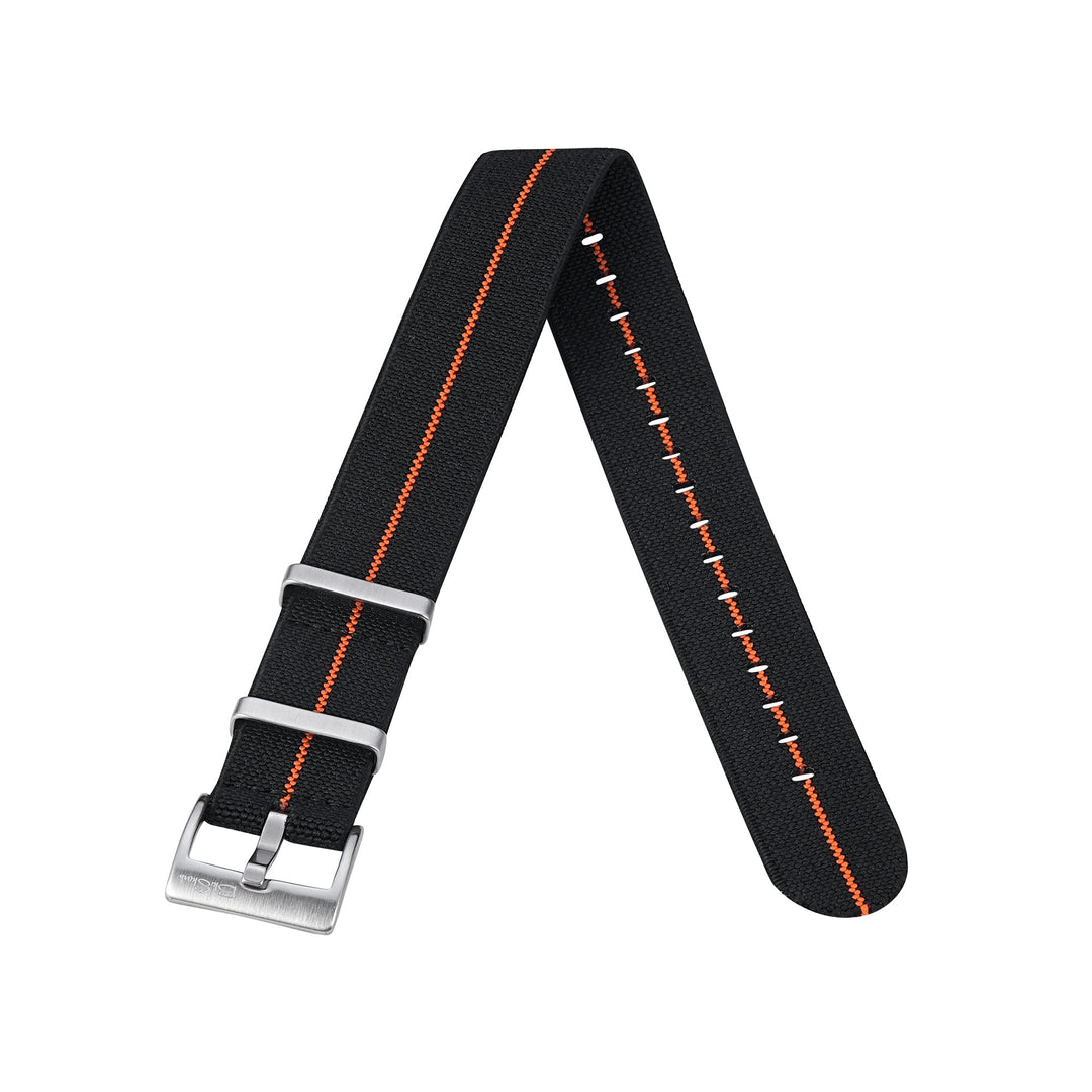 Pajama Stretch - Black/Orange - BluShark Straps