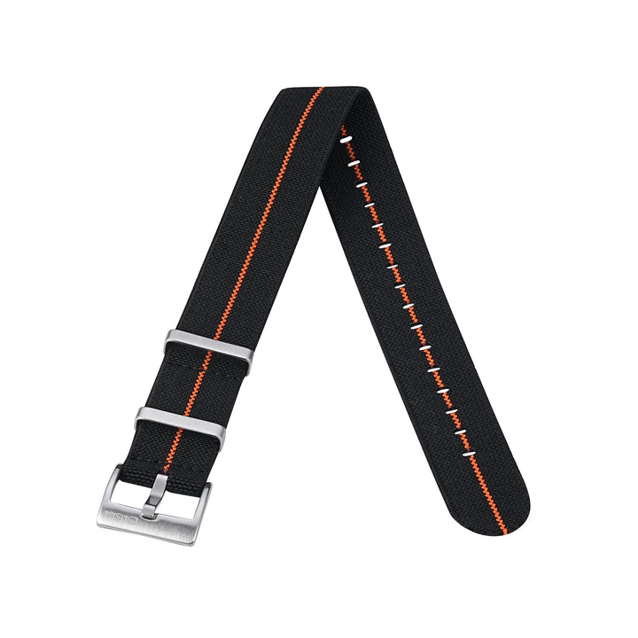 Pajama Stretch - Black/Orange - BluShark Straps