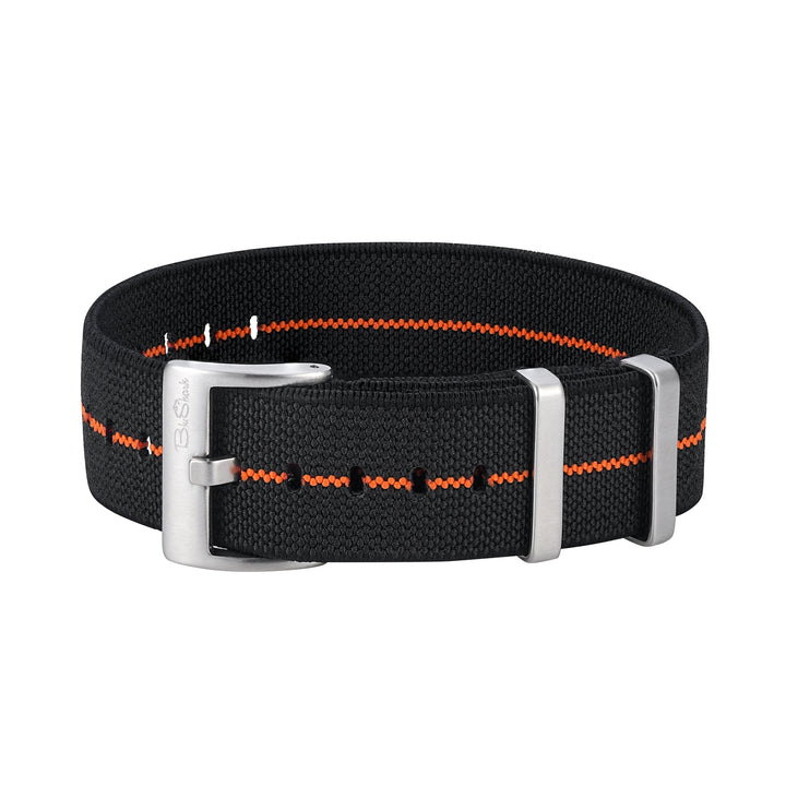 Pajama Stretch - Black/Orange - BluShark Straps