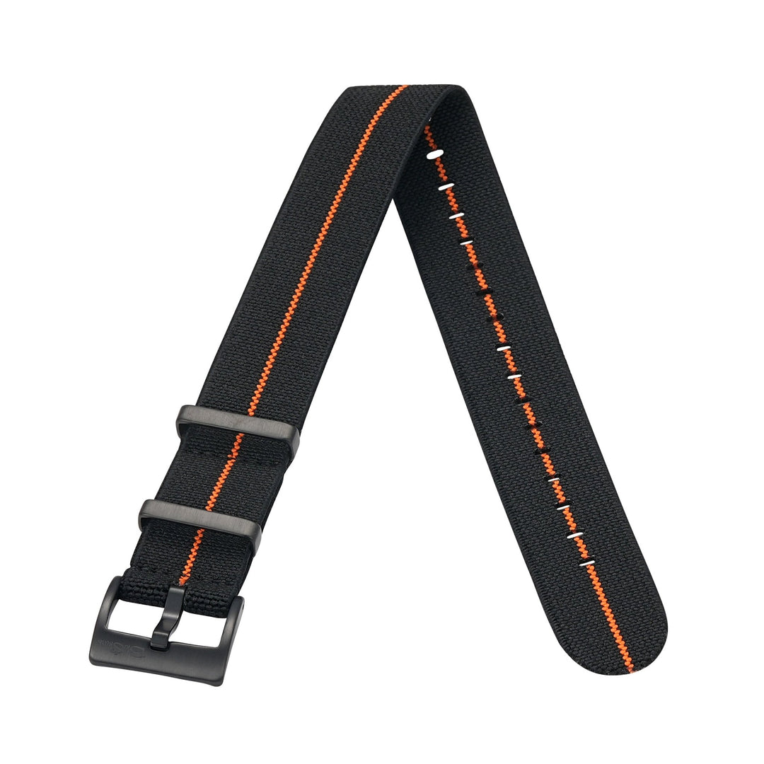 Pajama Stretch - Black/Orange - BluShark Straps