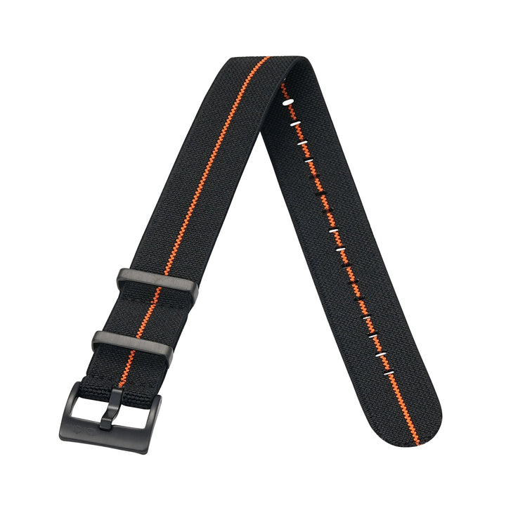 Pajama Stretch - Black/Orange - BluShark Straps