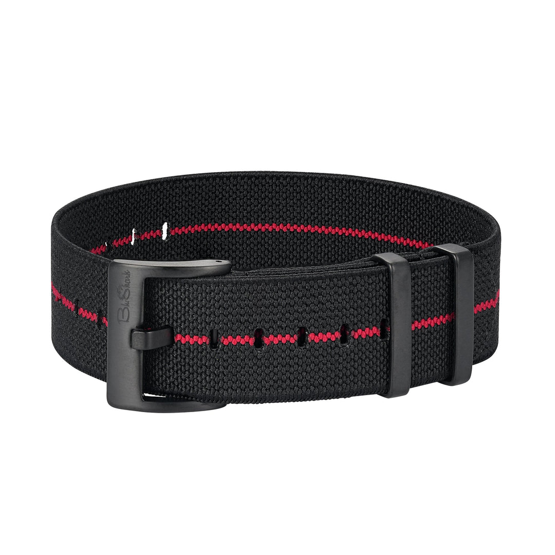 Pajama Stretch - Black/Red - BluShark Straps