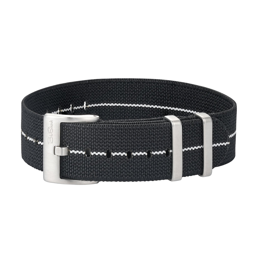 Pajama Stretch - Black/White - BluShark Straps