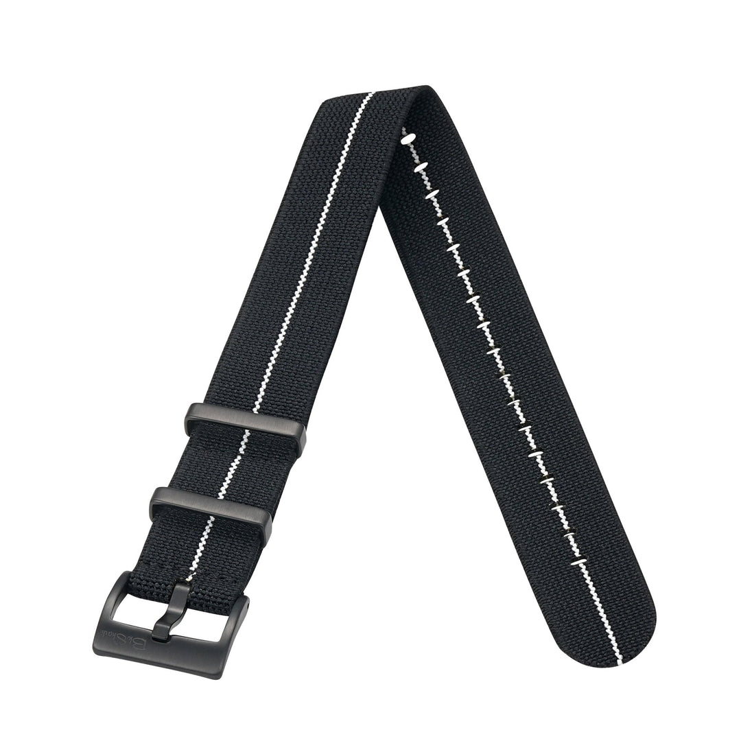 Pajama Stretch - Black/White - BluShark Straps