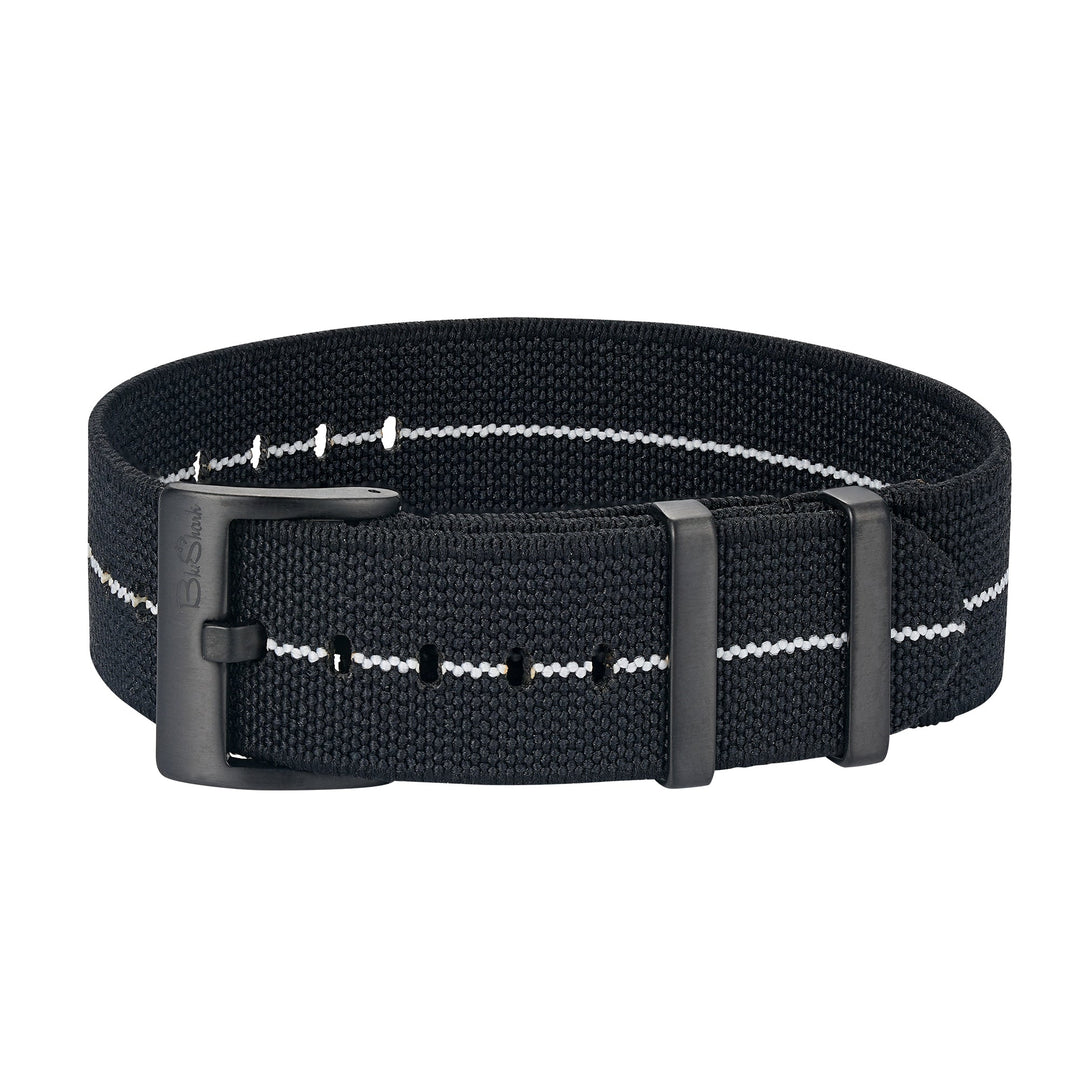Pajama Stretch - Black/White - BluShark Straps