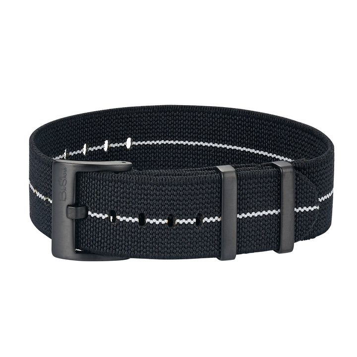 Pajama Stretch - Black/White - BluShark Straps