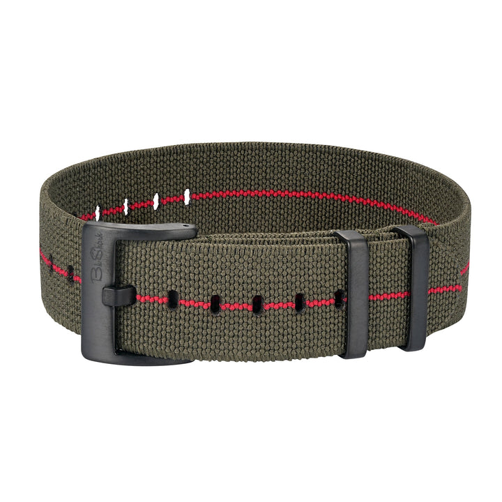 Pajama Stretch - Green/Red - BluShark Straps