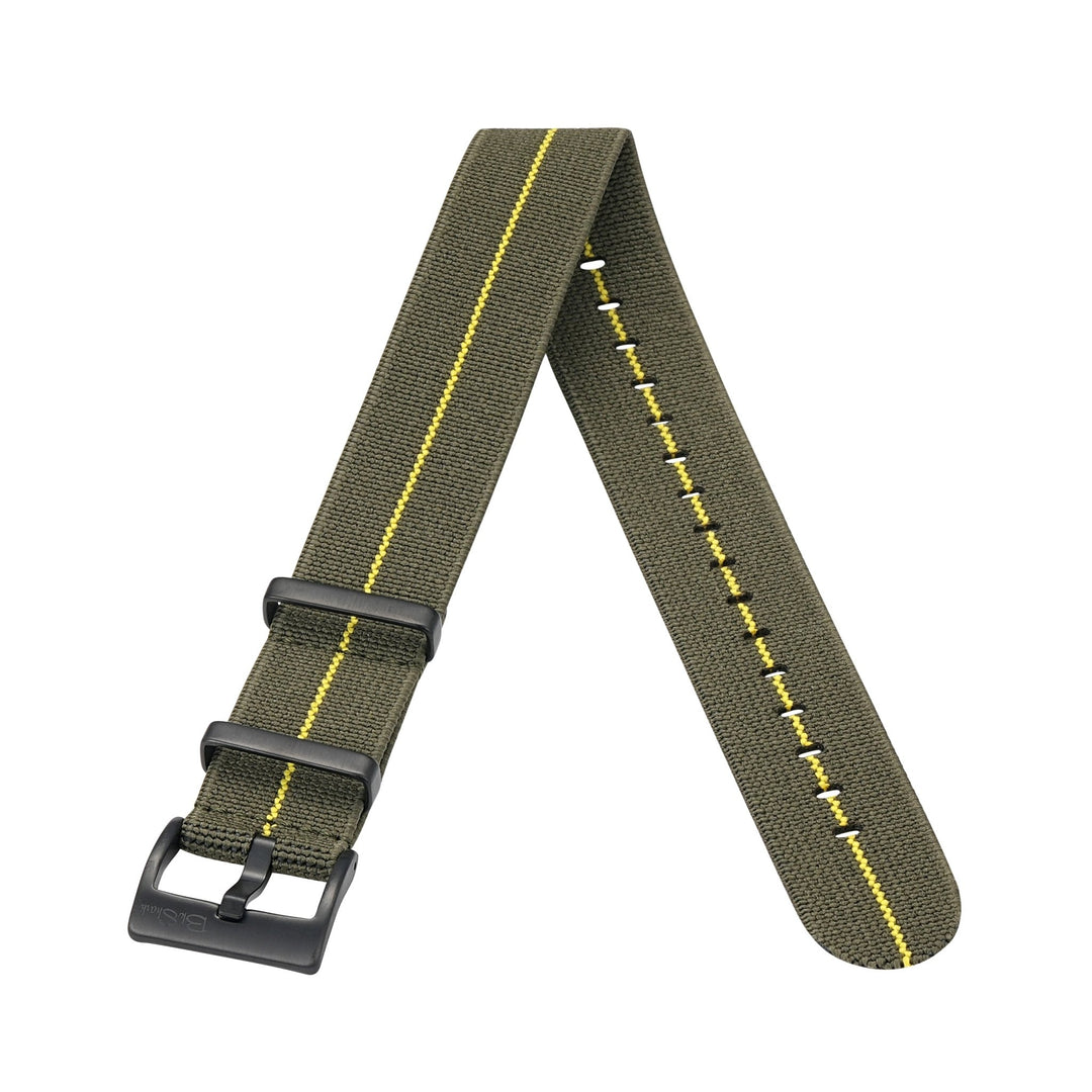 Pajama Stretch - Green/Yellow - BluShark Straps