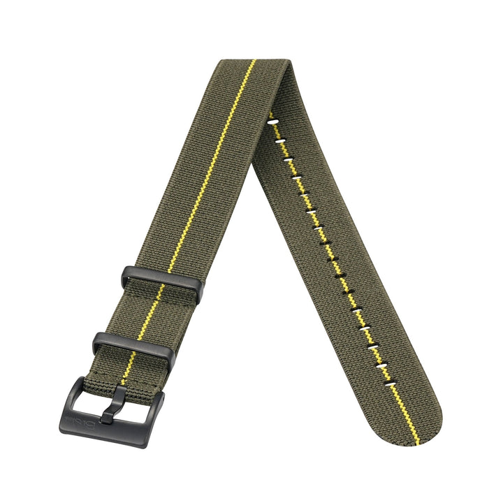 Pajama Stretch - Green/Yellow - BluShark Straps