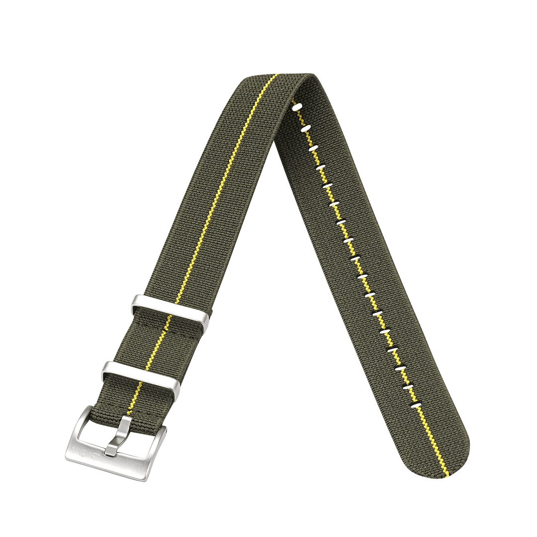 Pajama Stretch - Green/Yellow - BluShark Straps