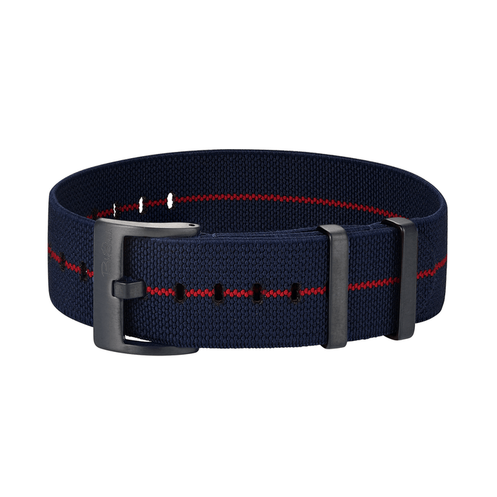Pajama Stretch - Navy Blue/Red - BluShark Straps