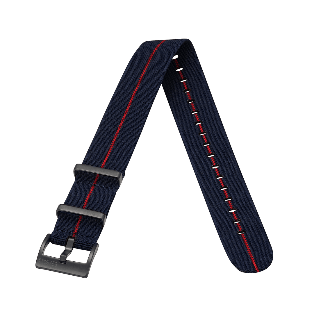 Pajama Stretch - Navy Blue/Red - BluShark Straps