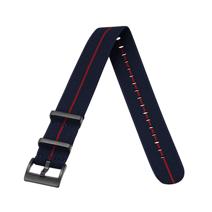Pajama Stretch - Navy Blue/Red - BluShark Straps