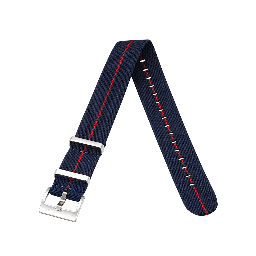 Pajama Stretch - Navy Blue/Red - BluShark Straps
